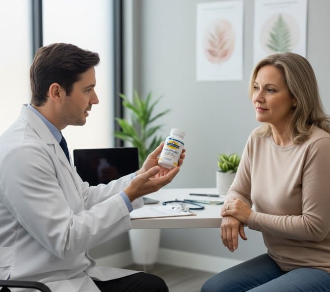 BellyFlush-one bottles-Image with doctor